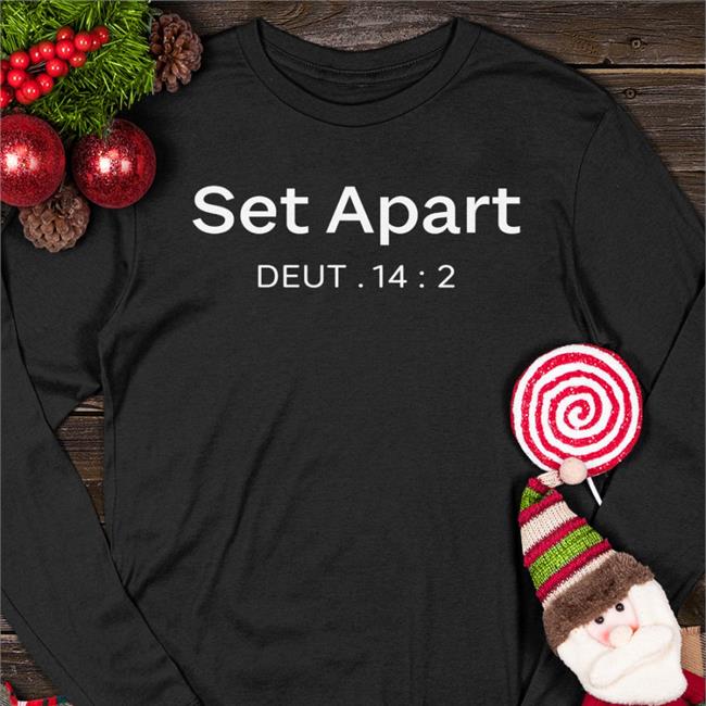 Temiladesalami Set Apart Deut.14 2 Funny Shirt Orange