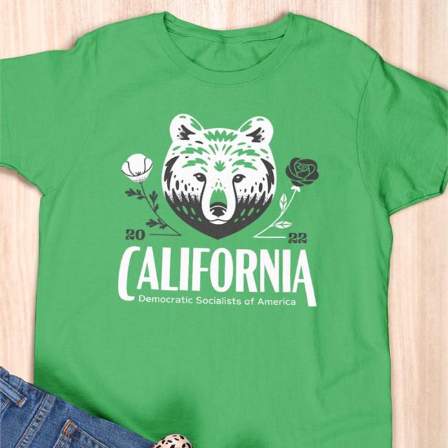 2022 California Democratic Socialists Of America Red T Shirt