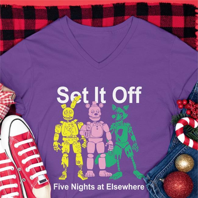 Setitoffband Merch Set It Off Five Nights At Elsewhere Hoodie Sweatshirt Black