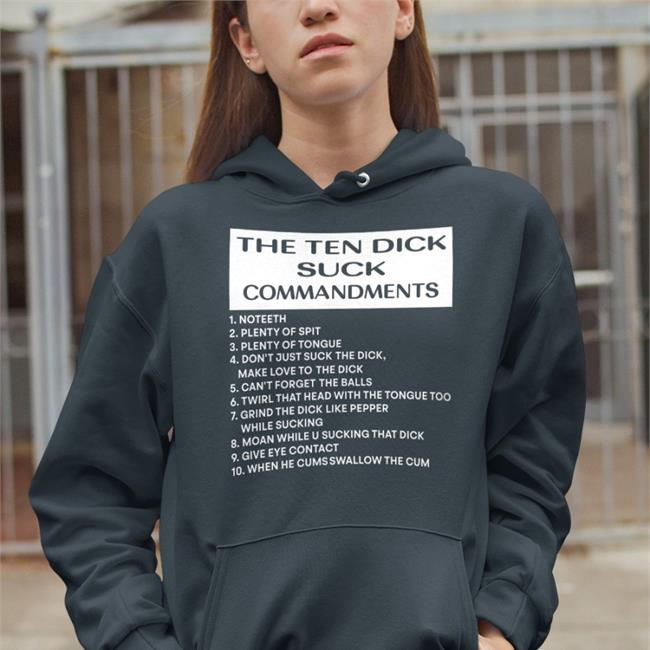 The Ten Dick Suck Commandments New Shirt