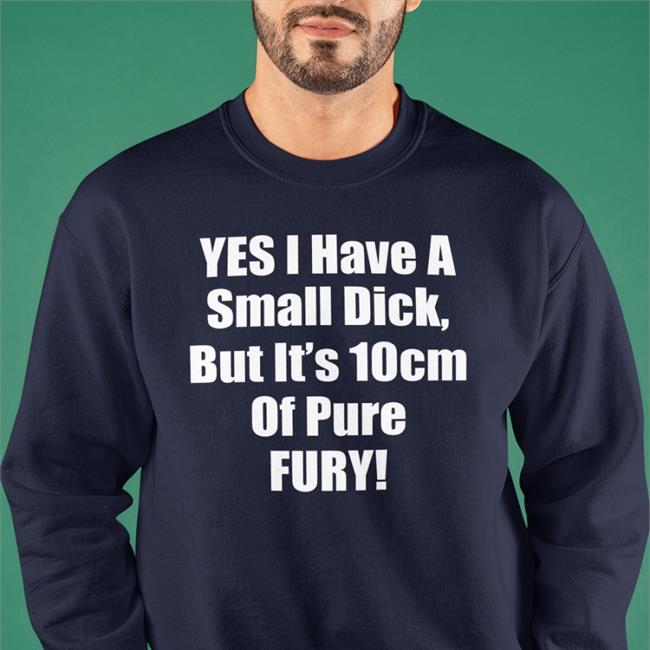 Shirts That Go Hard Yes I Have A Small Dick But It's 10 Cm Of Pure Fury Hoodie