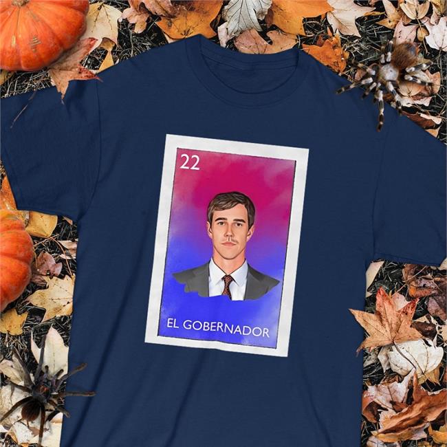 Navy Christina Morales El Gobernador Shirt El Gobernador Beto For Texas Hoodie