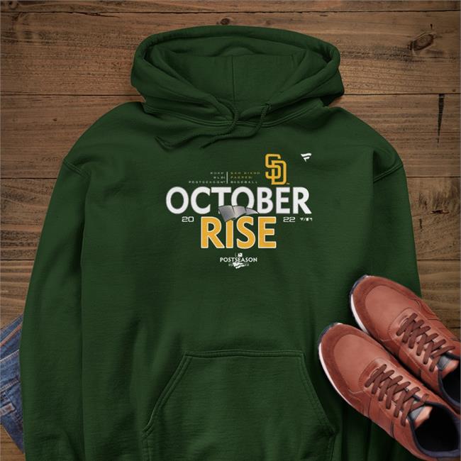 Fanatics Merch October Rise Postseason San Diego Padres 2022 Shirts San Diego Padres