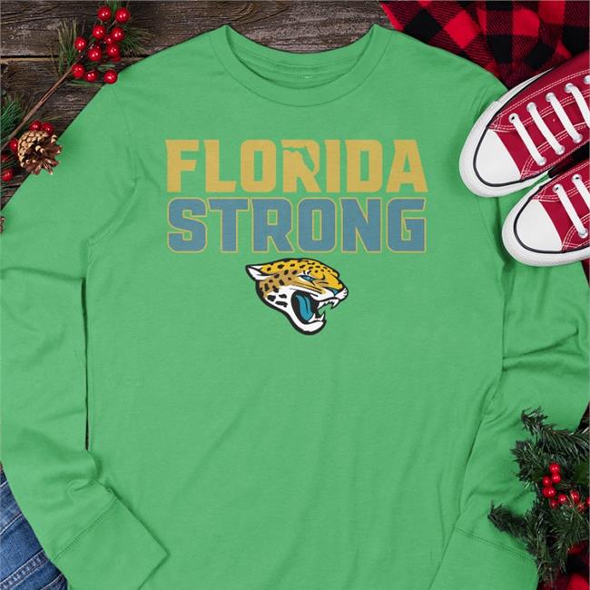 FloridaStrong RedCross Jacksonville Jaguars White Florida Strong shirt