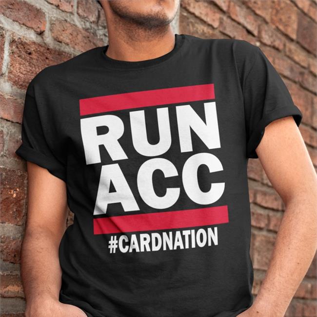 Louisville Men's Basketball Run Acc Cardnation Hoodie Run Acc T Shirt
