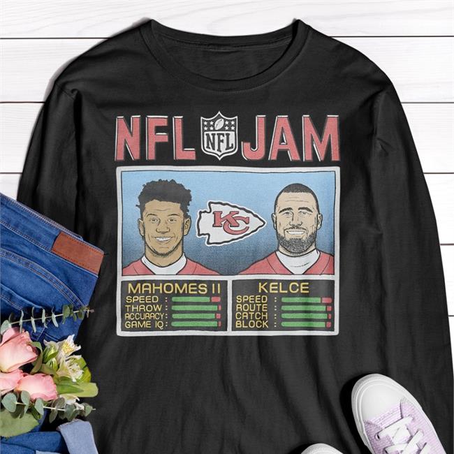 Nfl Jam Chiefs Mahomes And Kelce T Shirt