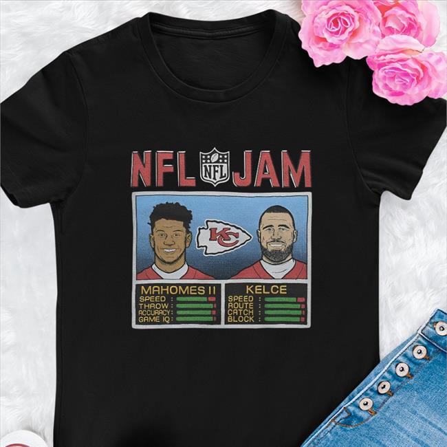 Nfl Jam Chiefs Mahomes And Kelce Shirt