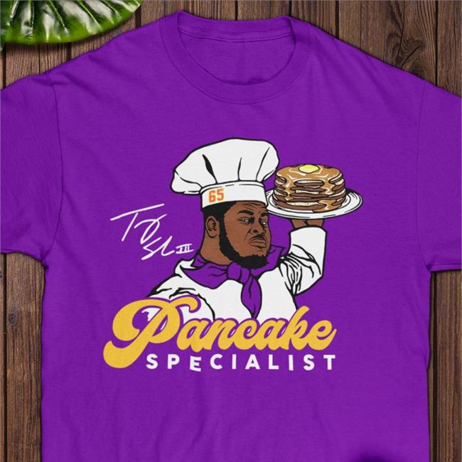 Trey Smith Pancake Specialist Shirt Charlie Hustle Store Red