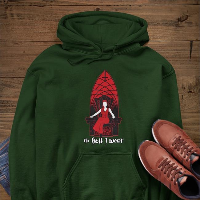 Random Acts Ruth Connell's The Hell I Won't Hoodie