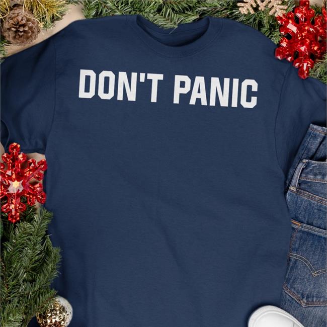 Barstool Dave Portnoy's Don't Panic Hoodie Wall Street Silver