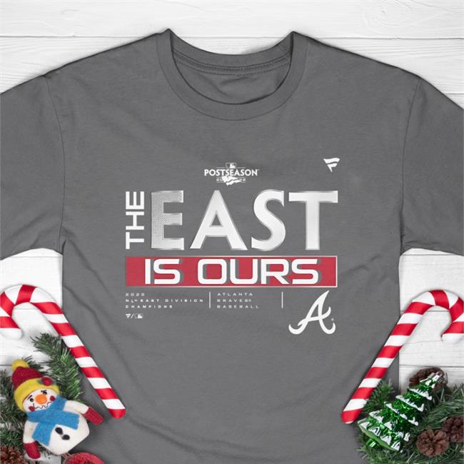 Atlanta Braves Fanatics Branded Navy 2022 Nl East Division Champions Locker Room Hoodie