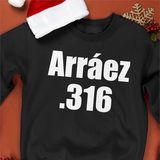 Arraez 316 Shirt Sotastickco Merch Black