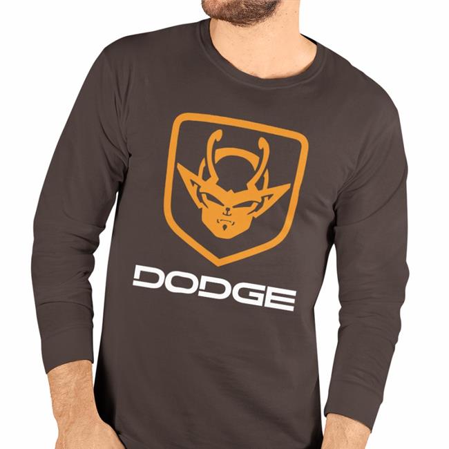 Dodge Orange Vairant Long Sleeve T Shirt