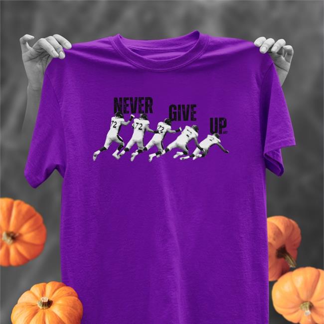 Gb3 Never Give Up Shirt Garett Bolles