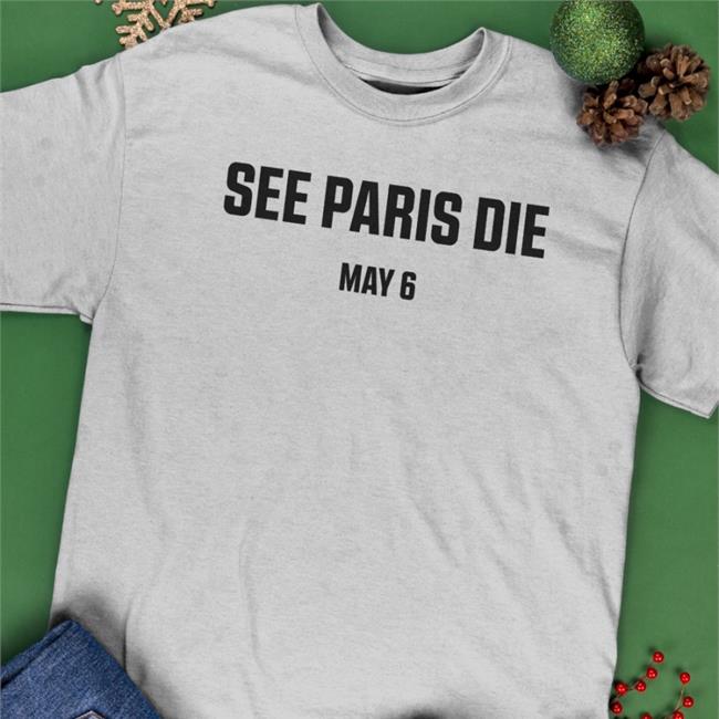 Letterboxd See Paris Die May 6 T Shirt Light Pink