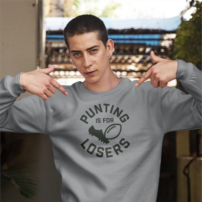 Punting Is For Loser Hooded Sweatshirt