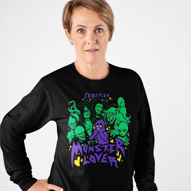 Cartoon Goblin Certified Monster Lover Shirt The Yetee