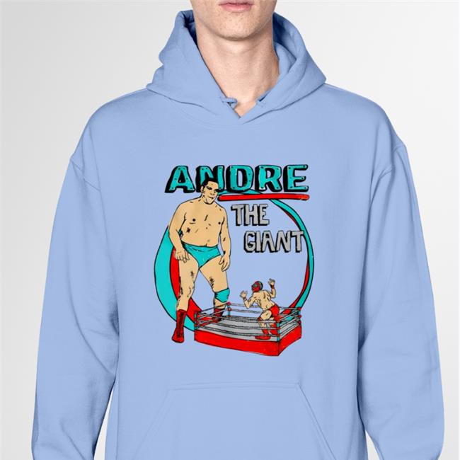 Wrestling Big Andre The Giant Sweatshirt Grey