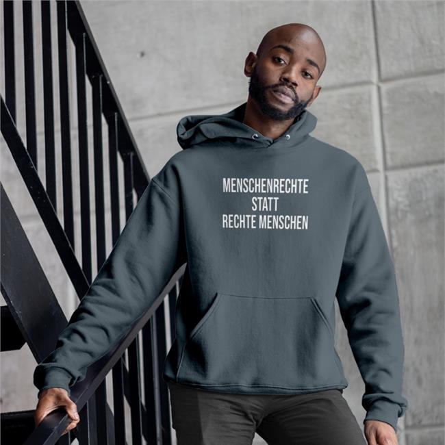 Menschenrechte Statt Rechte Menschen Sweatshirt