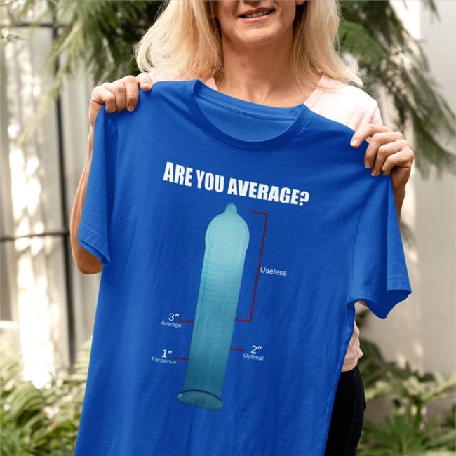 Lucca International Merch Are You Average? 3 Inches Is Enough Hoodie Sweatshirt Black