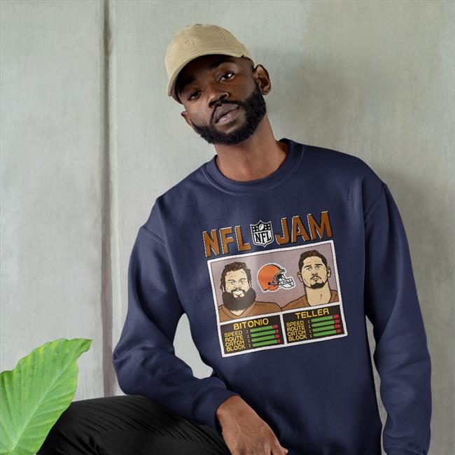 Jake Trotter Nfl Jam Browns Bitonio And Teller Shirt Jacoby Brissett