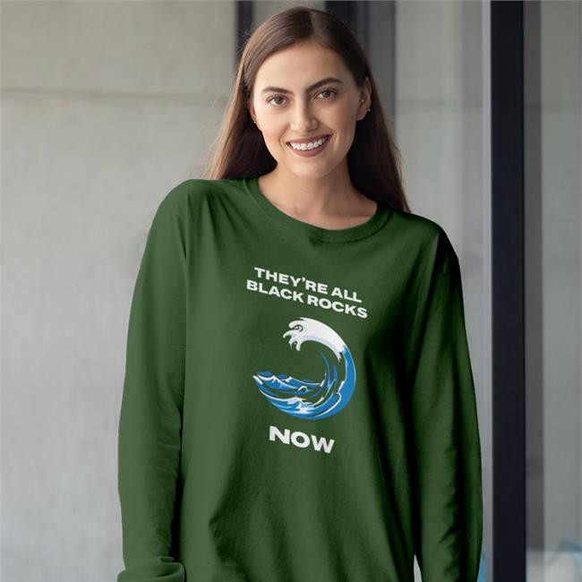 Andy Bowers They're All Black Rocks Now Royal Sweatshirt