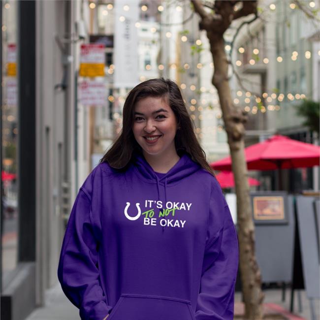 Darius Shaquille Leonard Wearing It's Okay To Not Be Okay Kicking The Stigma Hoodie