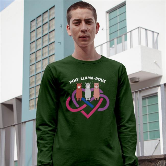 Poly Llama Rous Shirts Polyamory