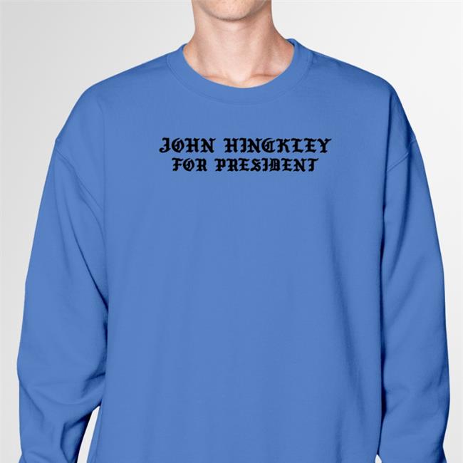 White John Hinckley For President Tee Johnhinckley20