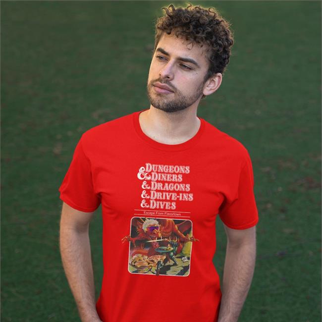 Shirtsthtgohard Dungeons And Diners And Dragons And Drive-Ins And Dives Escape From Flavortown Shirt Shirts That Go Hard
