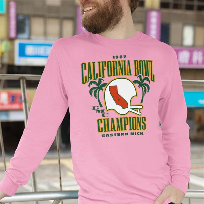 Eastern Michigan 1987 California Bowl T Shirt