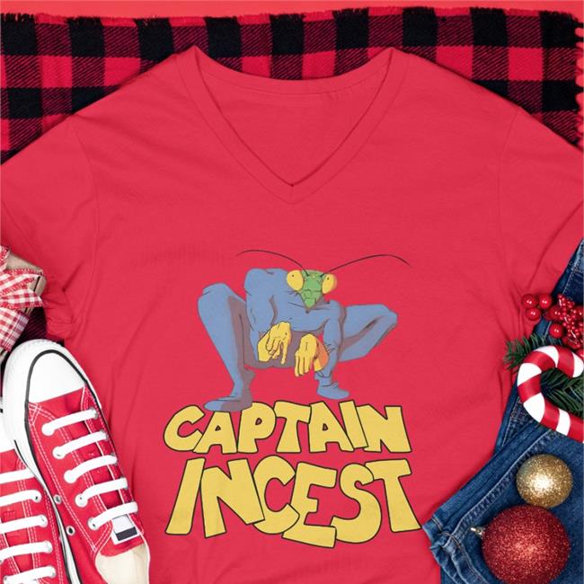 Captain Insect Bad Superhero Tee Shirt