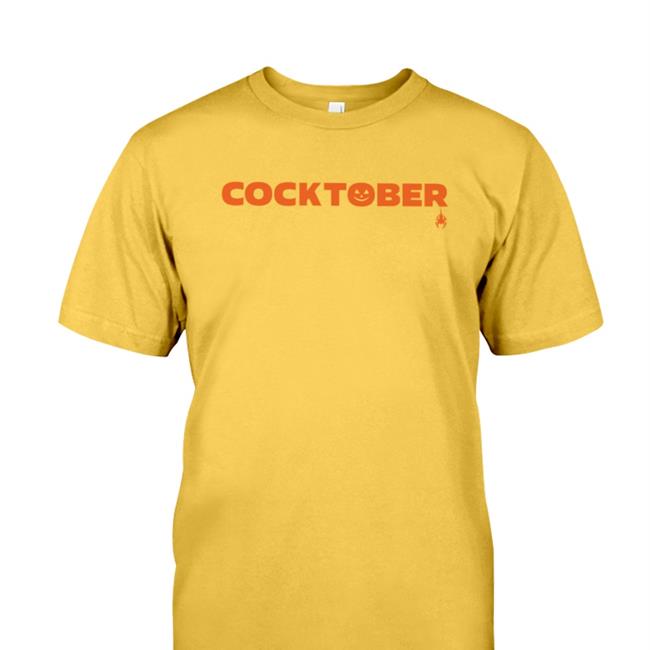 Cocktober Black T Shirt
