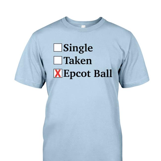 FakeDisneyFact Single Taken Epcot Ball Shirt Sport Grey