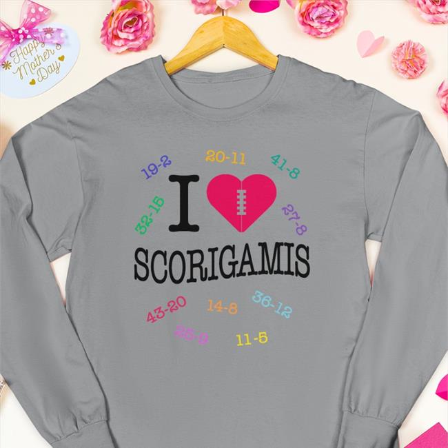 Barstool Sports Store I Love Scorigamis Shirt NFL Scorigami