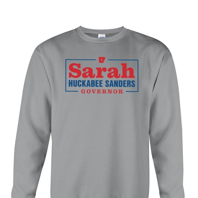 White Arkansas Sarah Huckabee Sanders For Governor Shirt