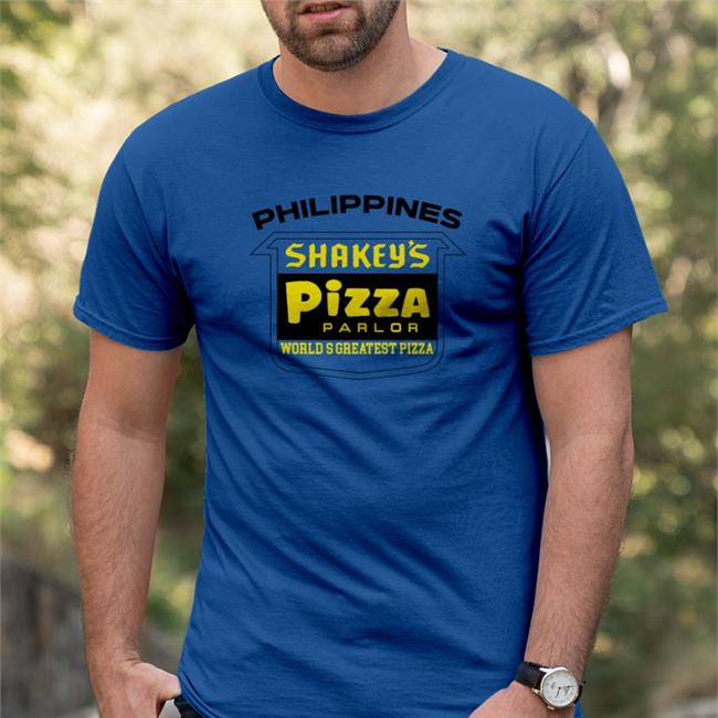 Super 70S Sports Philippines Shakey's Pizza Parlor World's Greatest Pizza Shirt
