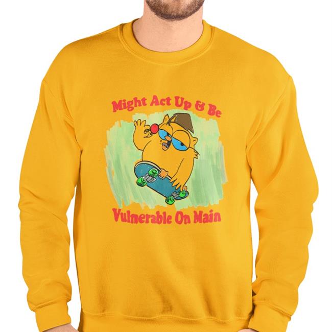 Jmcgg Might Act Up And Be Vulnerable On Main Long Sleeve Tee Justinsartstore