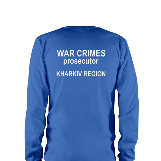 Jaccocharite War Crimes Prosecutor Kharkiv Region Shirt