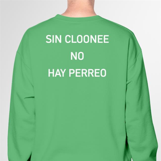 Cloonee Sin Cloonee No Hay Perreo Tee Shirt Black