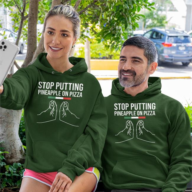Stop Putting Pineapple On Pizza Italian Shirt Williams Racing Royal