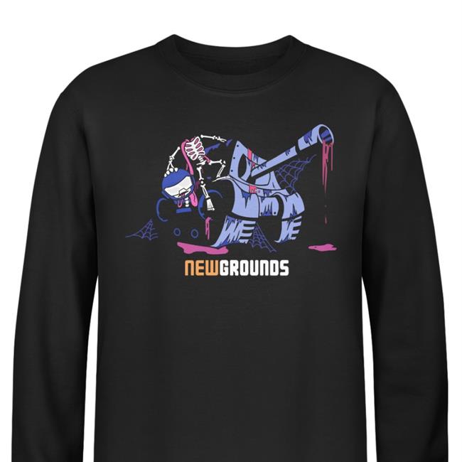 Sharkrobot Merch Newgrounds Halloween Long Sleeve Tee