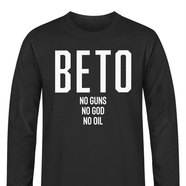 Parker Molloy Beto No Guns No God No Oil T Shirt Black