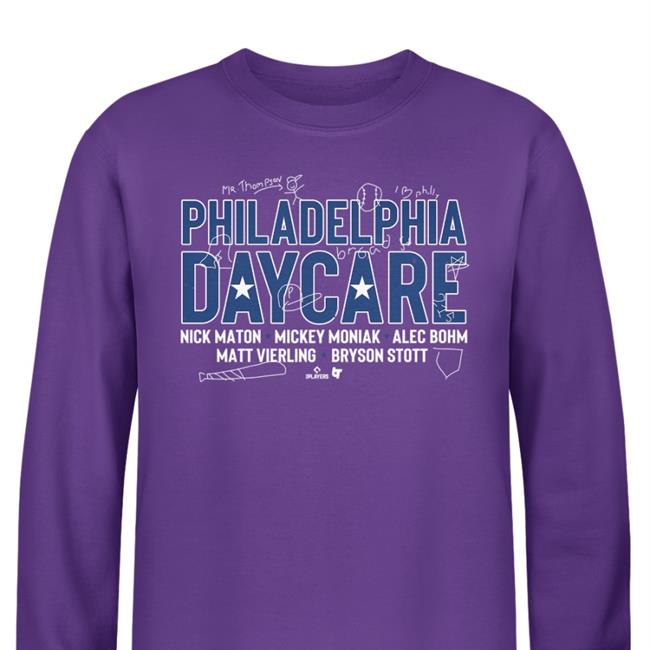 Philadelphia Phillies Red Philadelphia Day Care Tee Shirt
