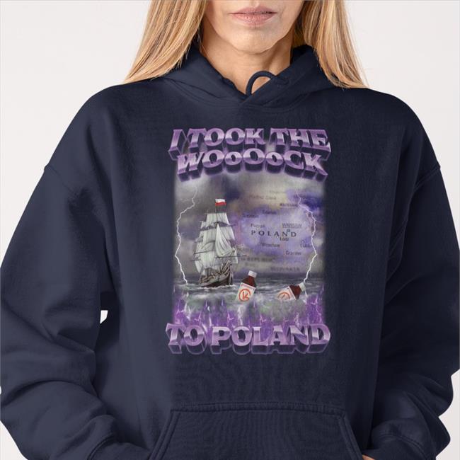 Swag Stimulus Merch I Took The Woooock To Poland Tee Black