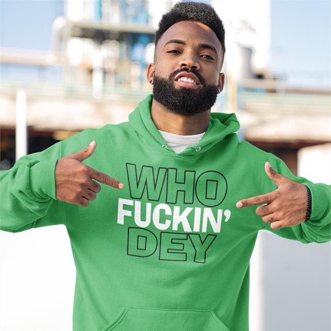 Jay Morrison Who Fuckin' Dey Hoodie Orange