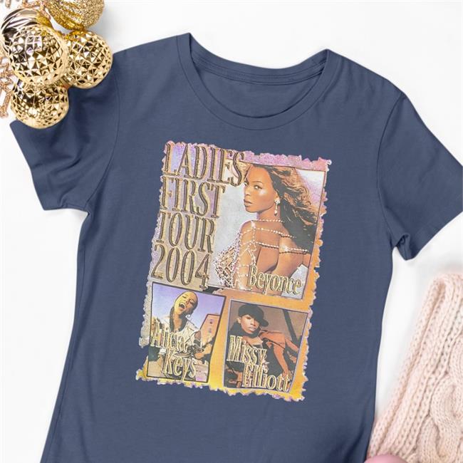 Jack Harlow Wearing Beyonce Ladies First Tour 2004 Shirt