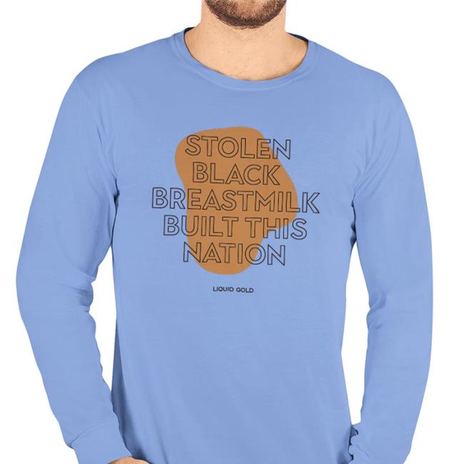 Matteo Stolen Black Breastmilk Built This Nation Tee