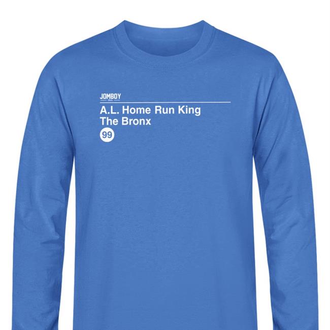 A.L. Home Run King The Bronx Long Sleeve T Shirt Navy