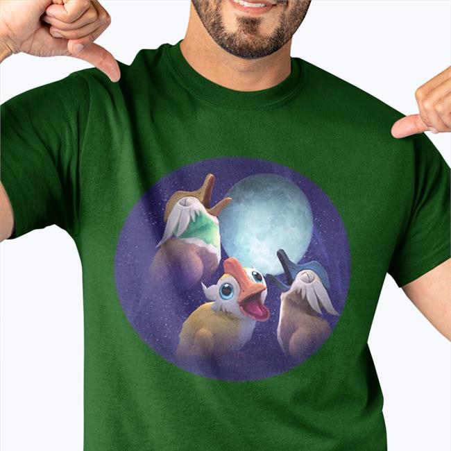 Navy World Of Warcraft Three Duck Moon Shirt Blizzard Gear Store